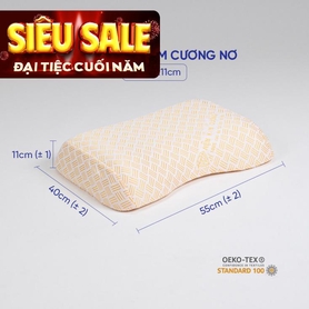 Gối Cao Su Kim Cương Nơ