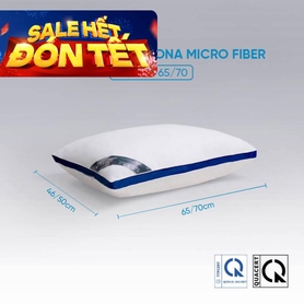 Gối lông vũ nhân tạo Doona Microfiber kháng khuẩn
