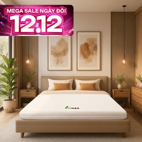 Nệm cao su Gummi 7zones nhập khẩu dày 12cm