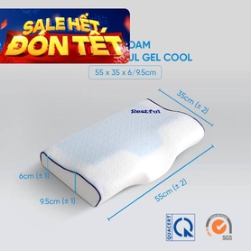 Gối foam Doona Restful công thái học giảm đau cổ vai gáy