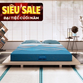 Nệm foam Nhật Bản Aeroflow Pride bảo vệ cột sống dày 22cm