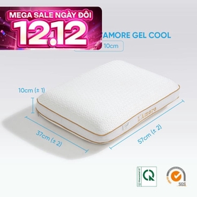 Gối memory foam Doona L'amore cool gel mát lạnh