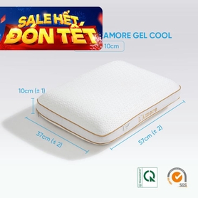 Gối memory foam Doona L'amore cool gel mát lạnh