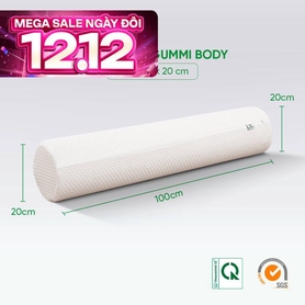 Gối ôm Cao su Gummi Body 100% thiên nhiên thoáng mát