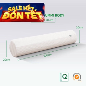 Gối ôm Cao su Gummi Body 100% thiên nhiên thoáng mát