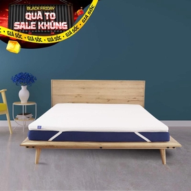 Topper memory foam Goodnight Carina tinh chất trà xanh