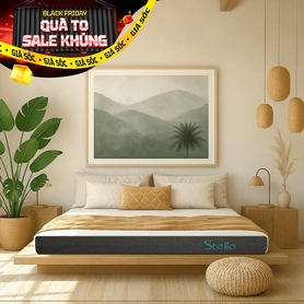 Nệm cao su đa tầng Kim Cương Stella dày 15cm