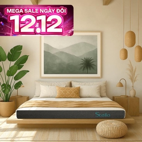 Nệm cao su đa tầng Kim Cương Stella dày 15cm