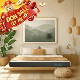 Nệm cao su đa tầng Kim Cương Stella dày 15cm