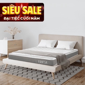 Nệm foam tổng hợp Kim Cương Erica Smart Tech dày 15cm