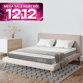 Nệm foam tổng hợp Kim Cương Erica Smart Tech dày 15cm