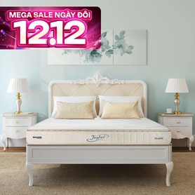 (Xả kho) Nệm lò xo Dunlopillo Joyful dày 28cm