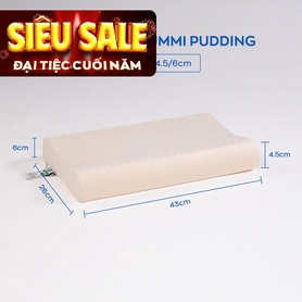 Gối cao su trẻ em Gummi Pudding 100% thiên nhiên