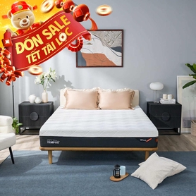 (Phiên bản giới hạn) Nệm Foam Tempur Pro Plus Firm cân bằng trọng lực dày 25cm