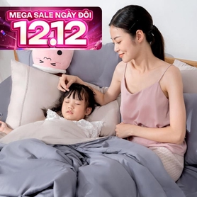 Vỏ chăn Cotton satin AMD The Essentials Đơn Sắc 3 màu