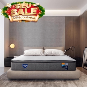 Nệm lò xo Spring Air Back Supporter Firm Plus nâng đỡ làm mát dày 26cm