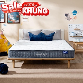 Nệm lò xo Goodnight Magic giá tốt dày 20cm