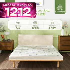 Nệm cao su đa tầng Gummi Lite giá tốt dày 10cm