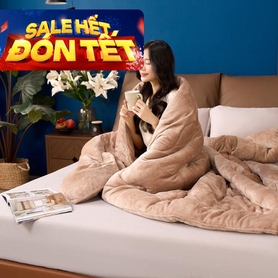 Chăn đại hàn nhung tuyết giữ ấm Amando Warm Flannel (SS25)