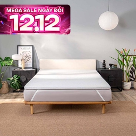 Topper memory foam nâng đỡ êm ái Comfy Noah
