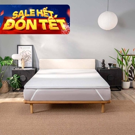 Topper memory foam nâng đỡ êm ái Comfy Noah