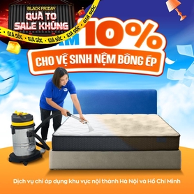 Dịch vụ vệ sinh nệm bông ép