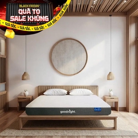 Nệm foam Goodnight Massage 2.0 (Hachi) giảm áp lực dày 15cm
