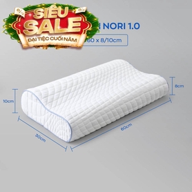 Gối foam Goodnight Nori 1.0 lượn sóng nâng đỡ cổ vai gáy