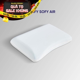 Gối foam iComfy Sofy Air công nghệ Aero Memory Foam độc quyền (BST Ngủ Mát)