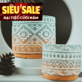 Hũ nến bộ lạc cỡ to