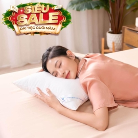 Gối lông vũ nhân tạo Goodnight Mochi siêu êm chuẩn khách sạn 5 sao