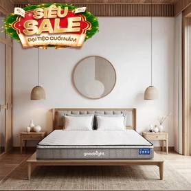 Nệm lò xo Goodnight SleepWave Hybrid (Sleep Wave 4.0) giảm tiếng ồn dày 20cm