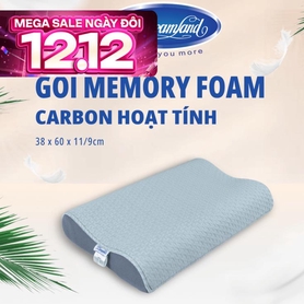 Gối Foam Dreamland Carbon hoạt tính