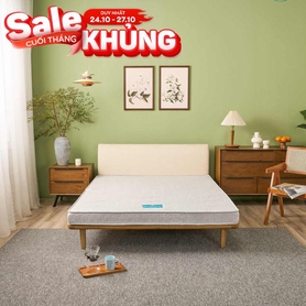 Nệm bông ép cao cấp Wonjun Pure Premium nâng đỡ vững chắc dày 12cm gấp 2