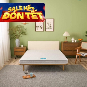 Nệm bông ép cao cấp Wonjun Pure Premium nâng đỡ vững chắc dày 12cm gấp 2