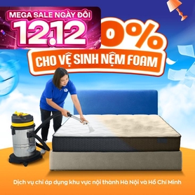 Dịch vụ vệ sinh nệm foam