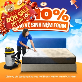 Dịch vụ vệ sinh nệm foam
