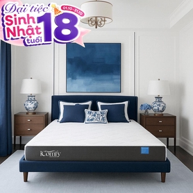 Nệm foam iComfy Coolax Plus nâng cấp làm mát dày 20cm (BST Ngủ Mát)
