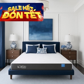 Nệm foam iComfy Coolax Plus nâng cấp điều hòa thân nhiệt dày 20cm