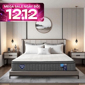 Nệm lò xo Spring Air Back Supporter Firm Cool nâng đỡ làm mát dày 26cm