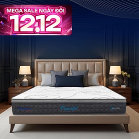 [Mới - Độc quyền] Nệm lò xo túi độc lập 3 vùng Dunlopillo de.Stress Powerful