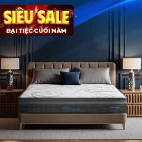 Nệm lò xo Dunlopillo de.Stress Release túi độc lập phân 5 vùng nâng đỡ chuyên sâu