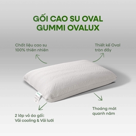 Gối cao su thiên nhiên Gummi Ovalux