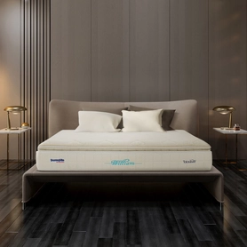 (Xả kho) Nệm lò xo túi độc lập Dunlopillo William dày 29cm