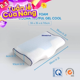 Gối foam Doona Restful công thái học giảm đau cổ vai gáy
