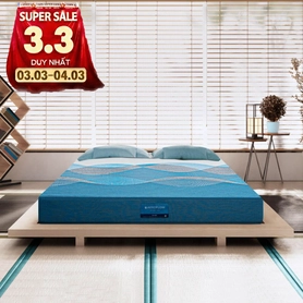 Nệm foam Nhật Bản Aeroflow Pride bảo vệ cột sống dày 22cm