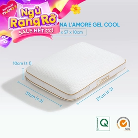 Gối memory foam Doona L'amore cool gel mát lạnh