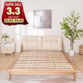 Giường gỗ sồi Amando Padova