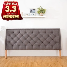 Đầu giường Amando Carpi màu xám