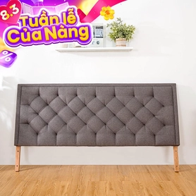 Đầu giường Amando Carpi màu xám